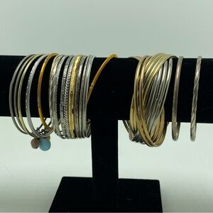 25 Metal Bangle Bracelets
